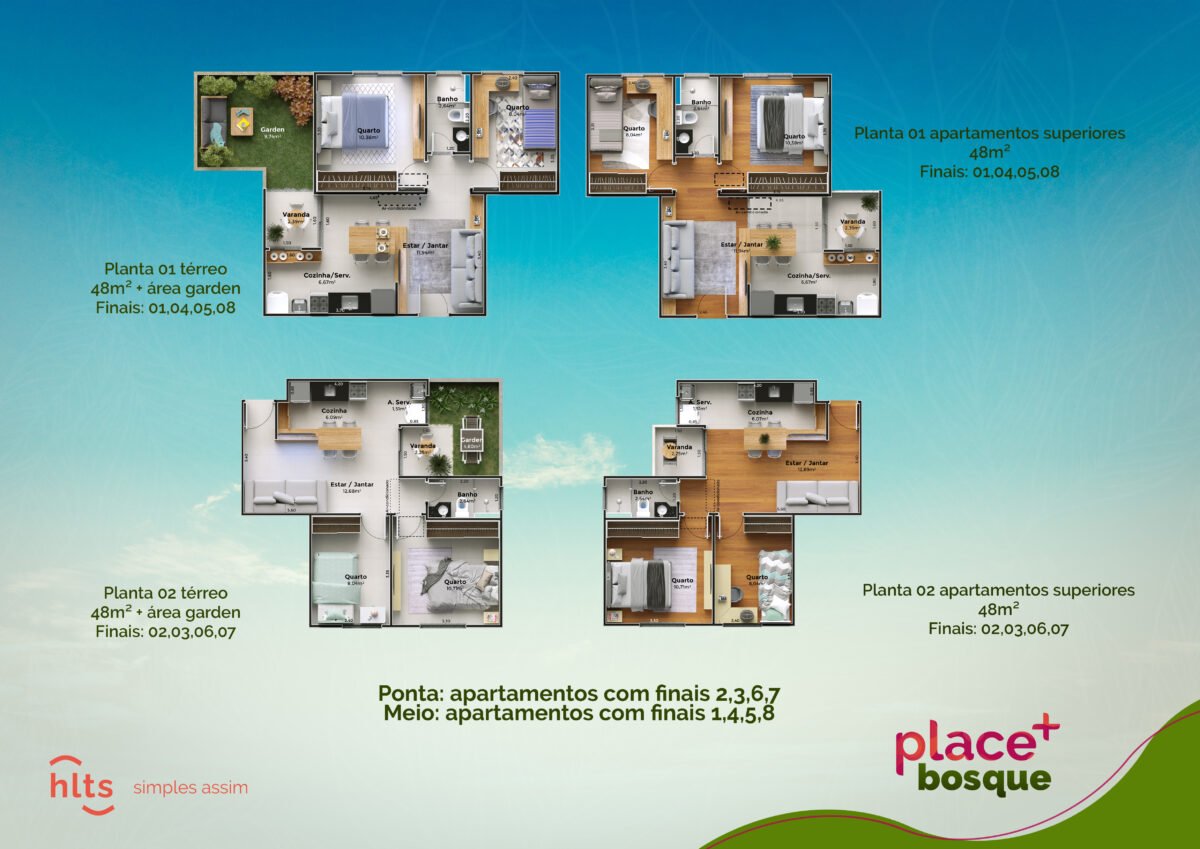 A3 PLANTAS PLACE – BOSQUE